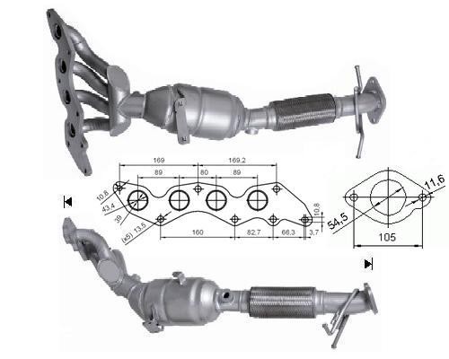 MAGNAFLOW DIRECT FIT KATALYSATOR NO.62513