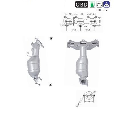 MAGNAFLOW DIRECT FIT KATALYSATOR NO.64110